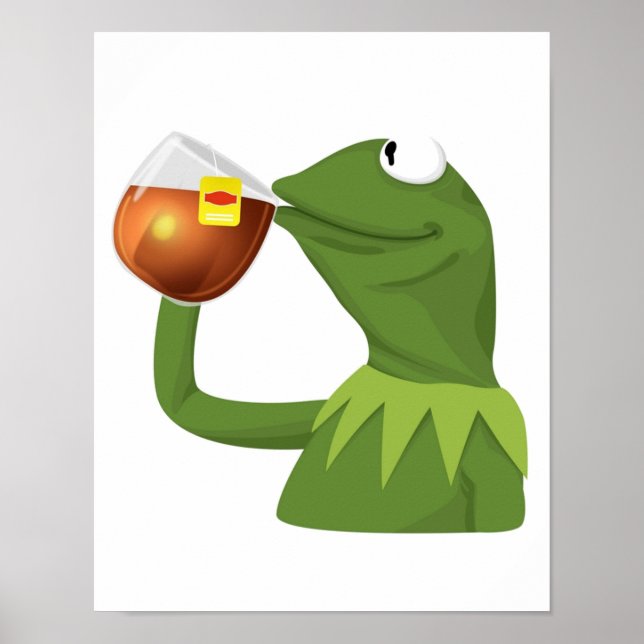 Affiche KERMIT Mème 2 Mais ça ne me regarde pas (Devant)