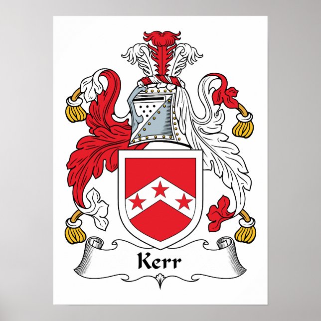 Affiche Kerr Family Crest (Devant)