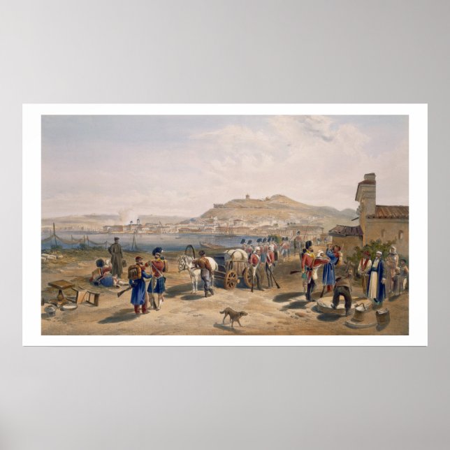 Affiche Kertch du Nord, assiette de "The Seat of War" (Devant)