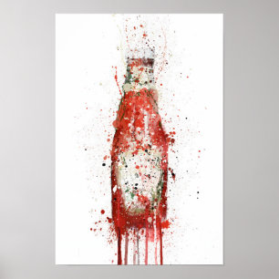 Affiche Ketchup de Tomate
