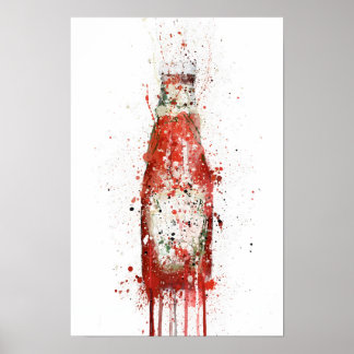 Affiche Ketchup de Tomate