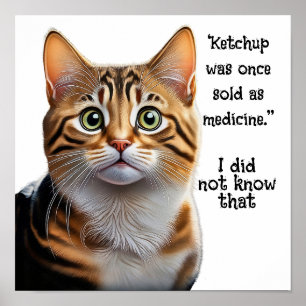 Affiche Ketchup vendu en médecine