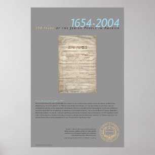 Affiche Ketubah de Haym Salomon, 1777