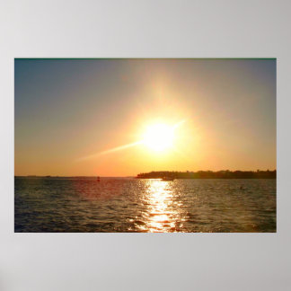 Affiche Key West, coucher de soleil FL