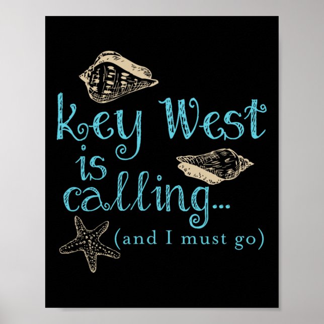 Affiche Key West Is Calling  (Devant)