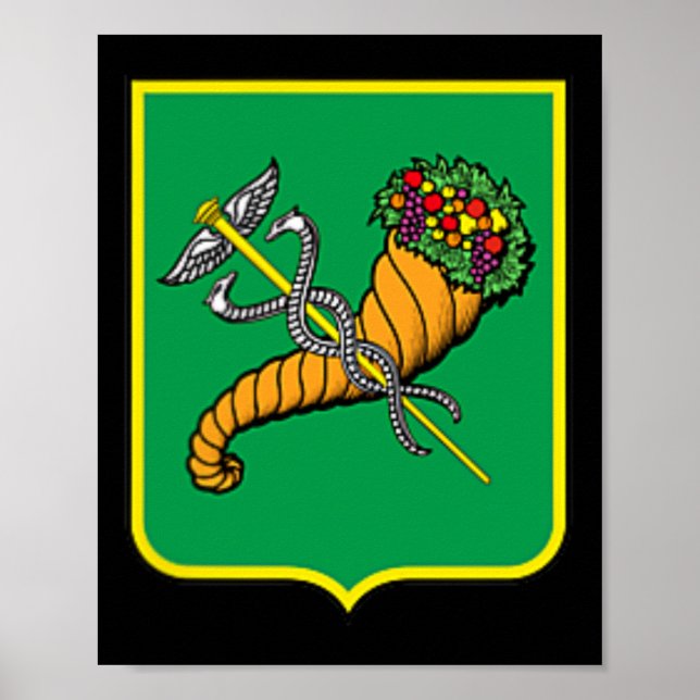 Affiche Kharkiv City Flag Ukraine Ukrainian Pride  (Devant)