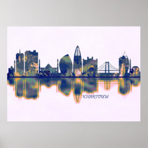 Affiche Khartoum Skyline