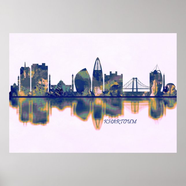 Affiche Khartoum Skyline (Devant)