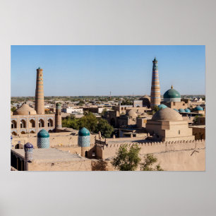 Affiche Khiva - Ouzbékistan
