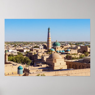 Affiche Khiva - Ouzbékistan
