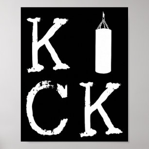 Affiche Kick Boxing Kickboxer Byg Combyt Sports Kickboxing