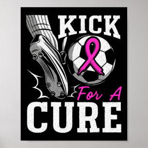 Affiche Kick For A Cure Sensibilisation au Cancer du Sein