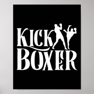 Affiche Kickboxer Kickbox Kick Boxing Kickboxing Arts Mart