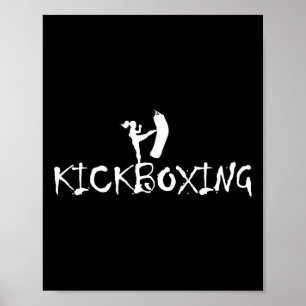 Affiche Kickboxer Kickboxing Arts Martiaux Boxe Mma Sparri