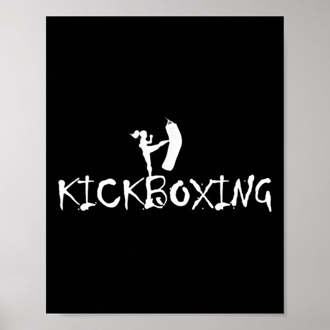 Affiche Kickboxer Kickboxing Arts Martiaux Boxe Mma Sparri (Devant)