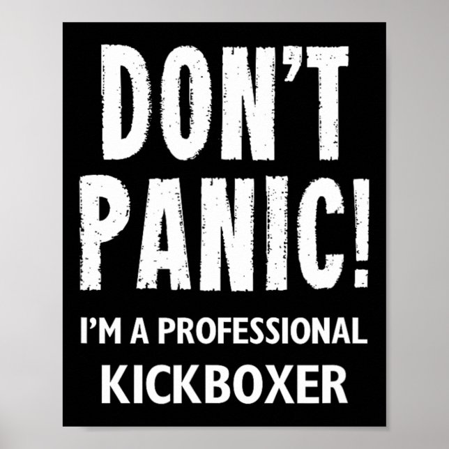 Affiche Kickboxeur  (Devant)