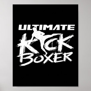 Affiche Kickboxeur ultime de kickboxing Kickbox Kick Boxin