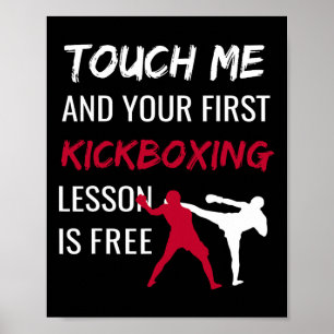 Affiche Kickboxing Kick Boxing Sensei T Shirt Don