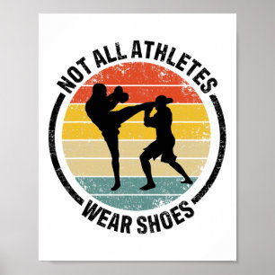 Affiche Kickboxing Kick Boxing Tous les athlètes ne porten