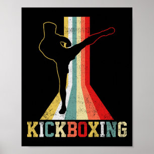 Affiche Kickboxing Kickboxer Vintage _1
