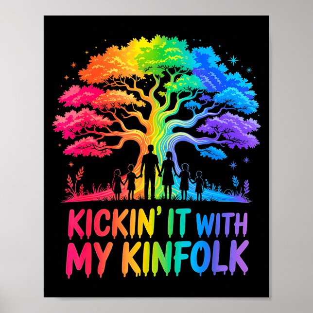 Affiche Kickin' It With My Kinfolk Funny Family Reunion  (Devant)