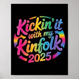 Affiche Kickin'It Avec Mon Kinfolk Funny Family Reunion