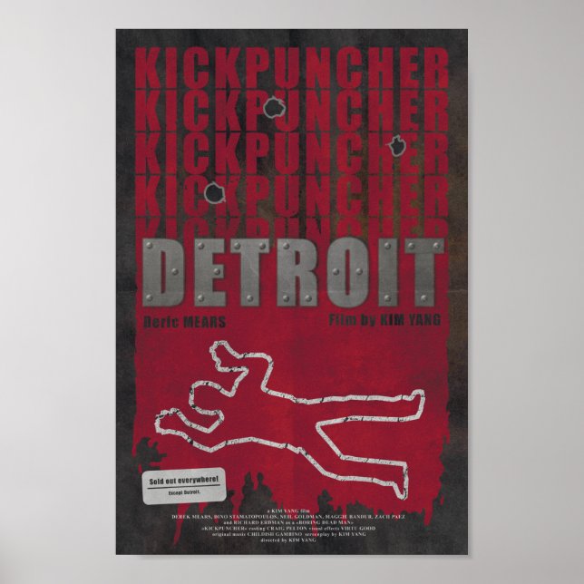 Affiche Kickpuncher : Détroit (Devant)