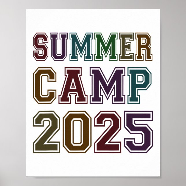 Affiche Kids Summer Camp 2025 Teacher Campsite Host Team S (Devant)