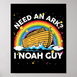 Affiche Kids Toddler Kid Need Ark I Noah Guy Christian Eas