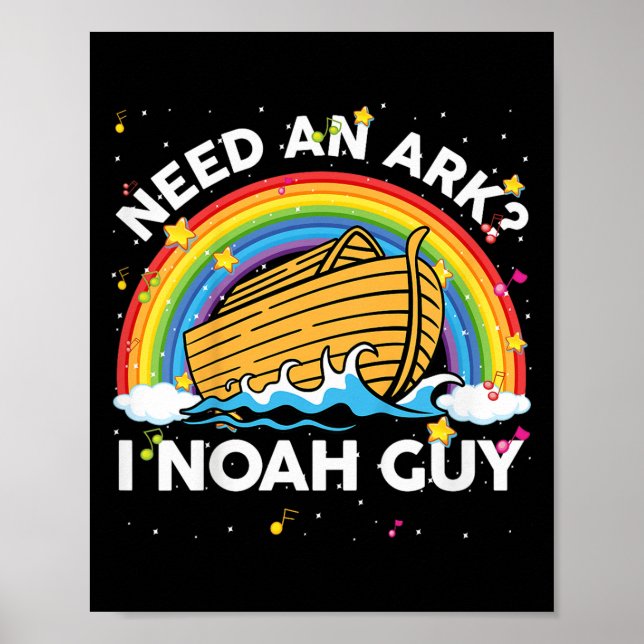 Affiche Kids Toddler Kid Need Ark I Noah Guy Christian Eas (Devant)