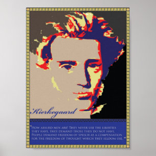 Affiche Kierkegaard