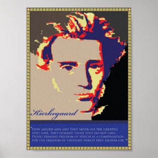 Affiche Kierkegaard