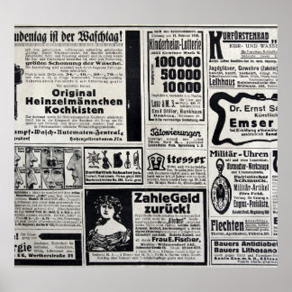 Affiche Kiev historique : Illustration d'un journal de 191