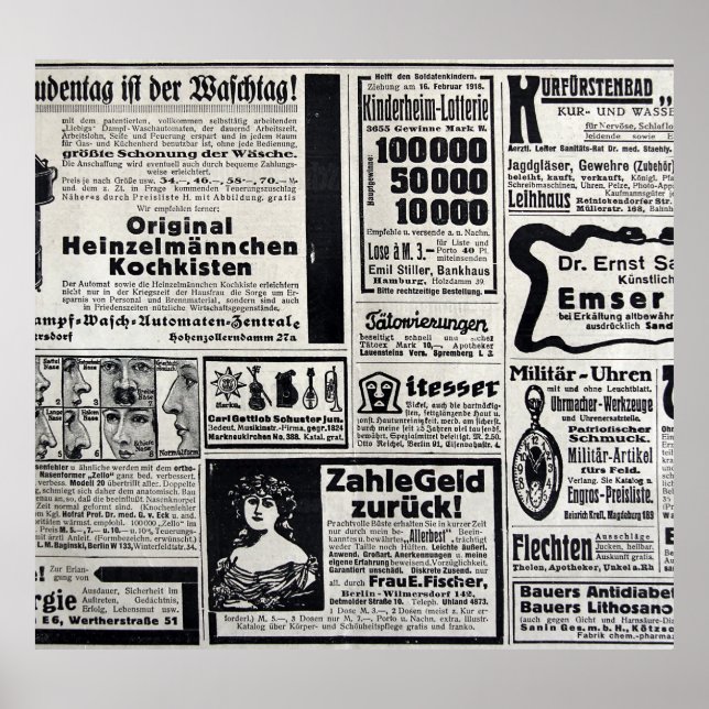 Affiche Kiev historique : Illustration d'un journal de 191 (Devant)