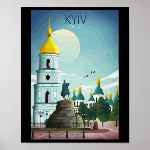 Affiche Kiev Kyiv Ukraine