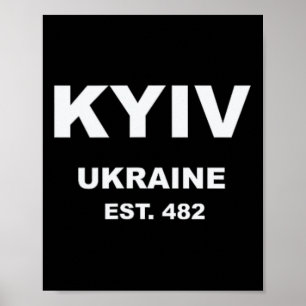 Affiche Kiev Ukraine