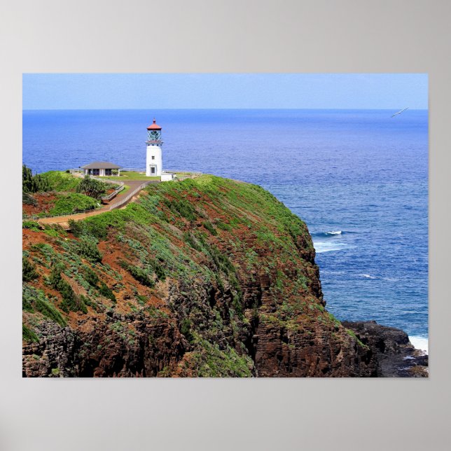Affiche Kilauea Lighthouse on Kauai (Devant)