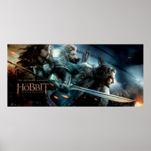 Affiche Kili, Fili, & THORIN OAKENSHIELD™ To Battle