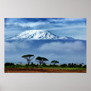 Affiche Kilimandjaro Kenya