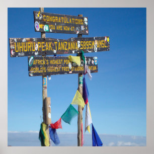 Affiche Kilimanjaro