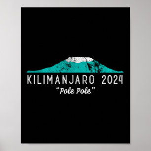 Affiche Kilimanjaro Tanzanie Mont Kilimanjaro Ascension Pô