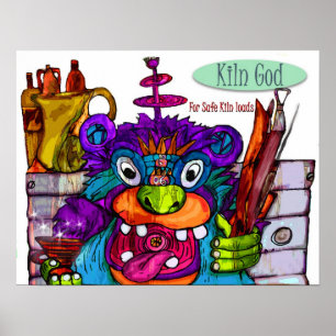 Affiche Kiln God for Safe Lots
