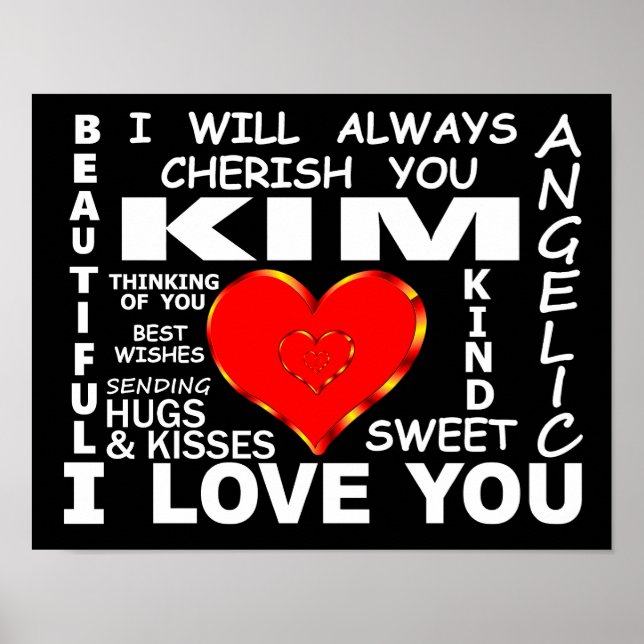 Affiche Kim Je T'Aime (Devant)