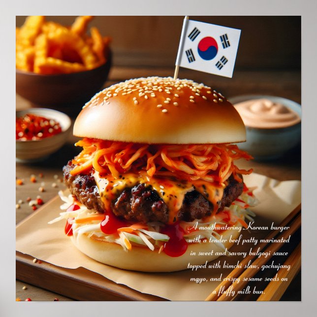 Affiche Kimchi Kick Burger (Devant)