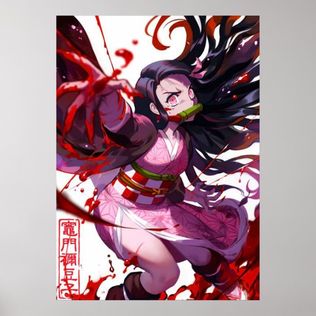 Affiche Kimetsu no Yaiba Nezuko (Devant)