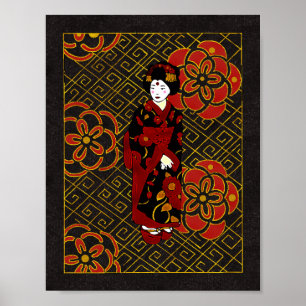 Affiche Kimono