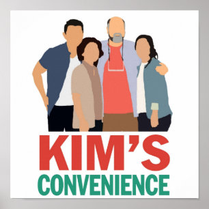 Affiche Kims Commodité Art Simpliste