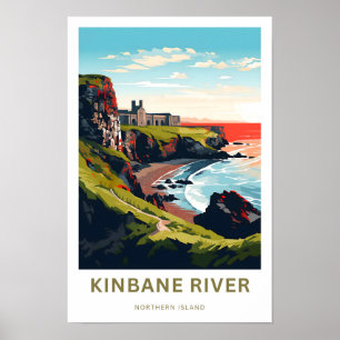 Affiche Kinbane River Northern Island Travel Imprimer