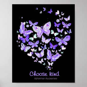 Affiche Kind Alzheimerheimer Sensibilisation Papillons Coe