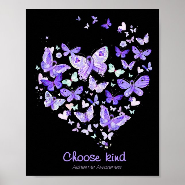 Affiche Kind Alzheimerheimer Sensibilisation Papillons Coe (Devant)